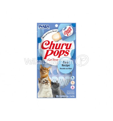 CHURU SNACK POPS TUNA 60G KAĶIEM