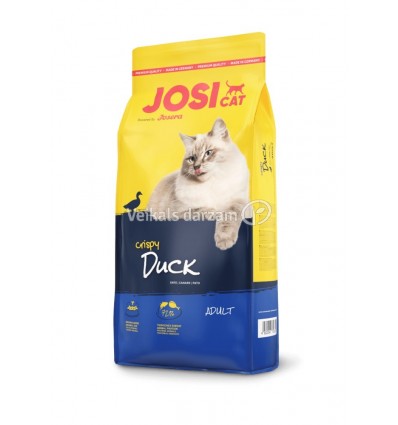 JOSERA JOSICAT CRISPY DUCK 10KG KAĶIEM