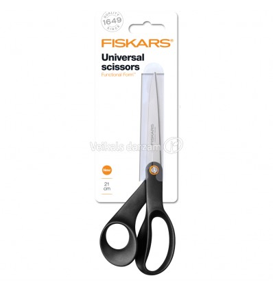 FISKARS MELNAS UNIVERSĀLĀS ŠĶĒRES 21 CM