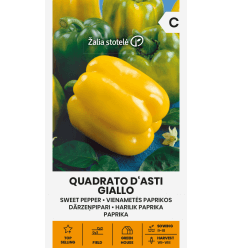 DĀRZEŅPIPARI QUADRATO DASTI GIALLO