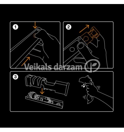 FISKARS ROLL-SHARP™ NAŽU ASINĀTĀJS