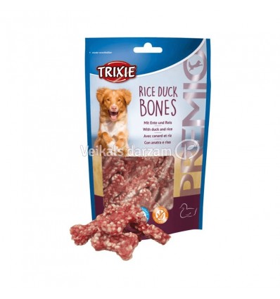 TRIXIE PREMIO RICE DUCK BONES 80G GARDUMS SUŅIEM