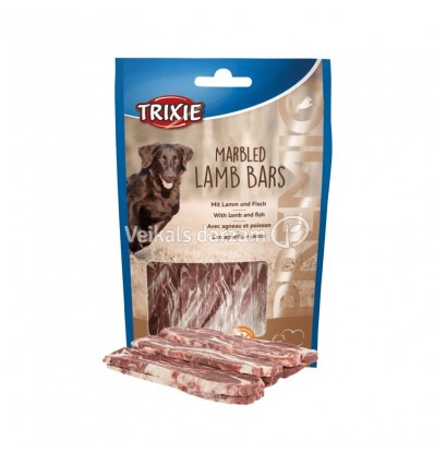 TRIXIE PREMIO MARBLED LAMB BARS 100G GARDUMS SUŅIEM