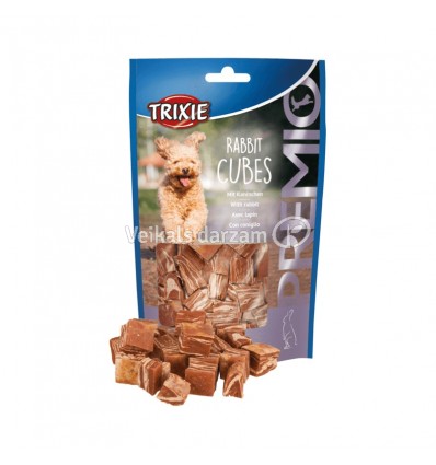 TRIXIE PREMIO RABBIT CUBES 100G GARDUMS SUŅIEM