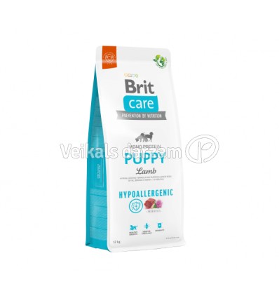 BRIT CARE PUPPY LAMB&RICE 12KG KUCĒNIEM