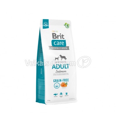 BRIT CARE ADULT SALMON&POTATO 12KG SUŅIEM