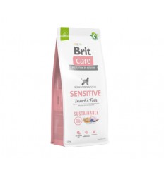 BRIT CARE SENSITIVE INSECT&FISH 3KG SUŅIEM