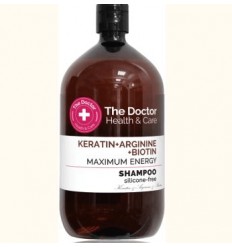 THE DOCTOR MATU ŠAMPŪNS KERATĪNS + ARGINĪNS + BIOTĪNS, MAKSIMĀLĀ ENERĢIJA 946ML