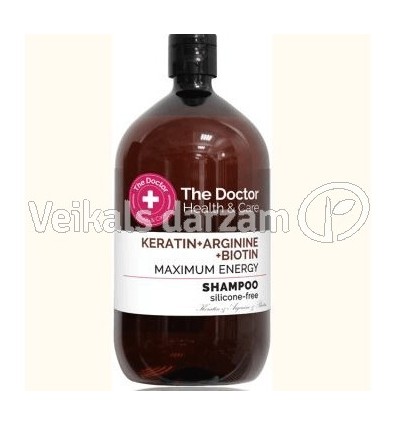 THE DOCTOR MATU ŠAMPŪNS KERATĪNS + ARGINĪNS + BIOTĪNS, MAKSIMĀLĀ ENERĢIJA 946ML