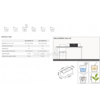 PUĶUPODS PODS BALCONERA 50 GRANĪTA