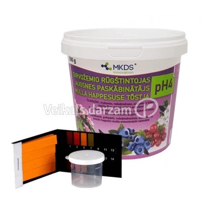 AUGSNES SKĀBINĀTĀJS ORGANIC GARDEN + PH TESTS 500 G