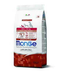 MONGE DRY DOG SPECIAL LINE - MINI PUPPY LAMB & RICE 2,5KG KUCĒNIEM