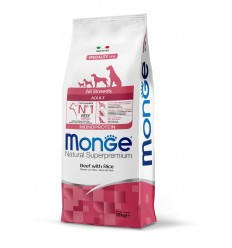 MONGE DRY DOG SPECIAL LINE - ALL BREEDS ADULT BEEF & RICE 12KG SUŅIEM