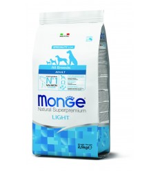 MONGE DRY DOG SPECIAL LINE - ALL BREEDS ADULT LIGHT SALMON & RICE 2,5KG SUŅIEM