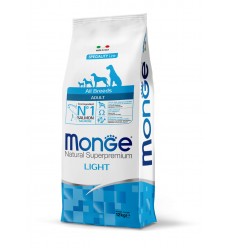 MONGE DRY DOG SPECIAL LINE - ALL BREEDS ADULT LIGHT SALMON & RICE 12 KG SUŅIEM