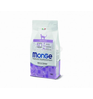 MONGE ADULT STERILIZED 1,5KG KAĶIEM