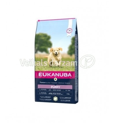 EUKANUBA PUPPY L/XL BREEDS LAMB & RICE 12 KG KUCĒNIEM