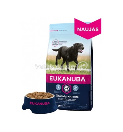 EUKANUBA MATURE (6-9 M.) LARGE BREED 15 KG SUŅIEM