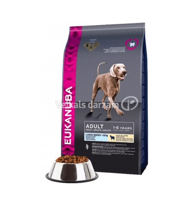 EUKANUBA ADULT LARGE BREED LAMB & RICE 12 KG SUŅIEM