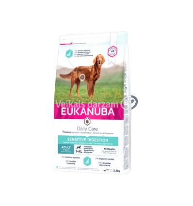 EUKANUBA DAILY CARE SENSITIVE DIGESTION ALL BREEDS 12 KG SUŅIEM