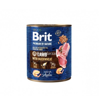 BRIT PREMIUM NATURE LAMB KONSERVAI 400G SUŅIEM