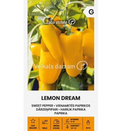 DĀRZEŅPIPARI LEMON DREAM