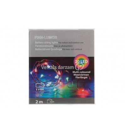 VIRTENE KRĀSAINA 20LED 2M 284159