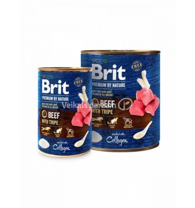 BRIT PREMIUM NATURE BEEF KONSERVĒTS 800G SUŅIEM