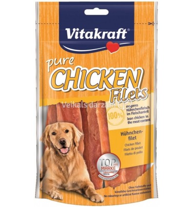 GARDUMS VITAKRAFT CHICKEN FILETS 2337012 80G SUŅIEM