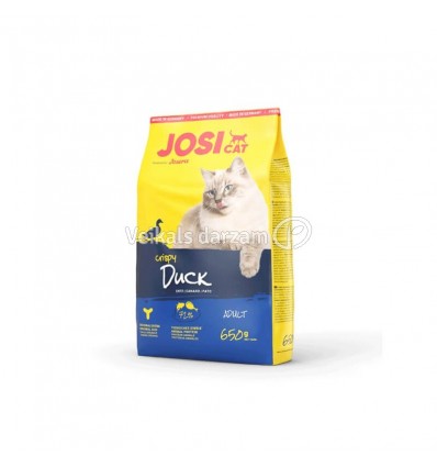 JOSERA JOSICAT CRISPY DUCK 650G KAĶIEM