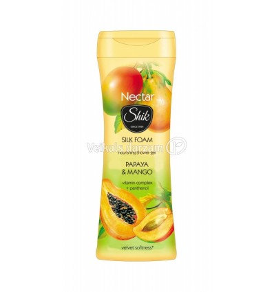 SHIK NECTAR DUŠAS GELS PAPAIJA UN MANGO 250G