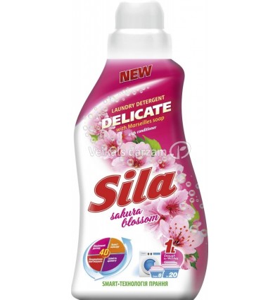 SILA MAZGĀŠANAS LĪDZEKLIS SAKURA ZIEDU DELICATE 1000ML