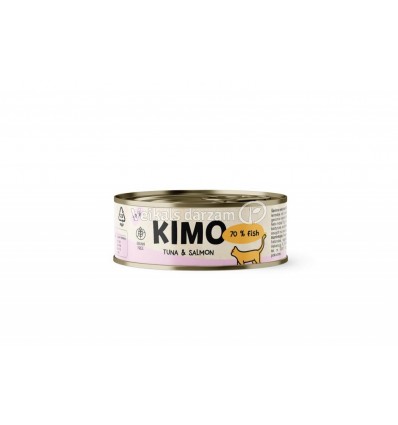 KIMO TUNA&SALMON KONSERVI KAĶIEM 70G