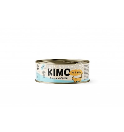 KIMO TUNA&WHITEFISH KONSERVI KAĶIEM 70G