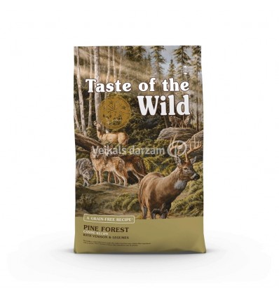 TASTE OF THE WILD PINE FOREST VENISON 12,2KG SUŅIEM