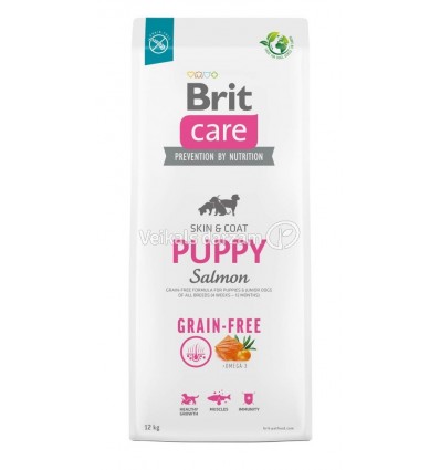 BRIT CARE PUPPY SALMON&POTATO 3KG KUCĒNIEM