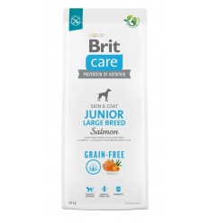 BRIT CARE JUNIOR L SALMON&POTATO 12KG SUŅIEM