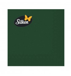 SALVETES SILKEN 33X33 3SL 20GAB ZAĻŠ ASSDA33VZ