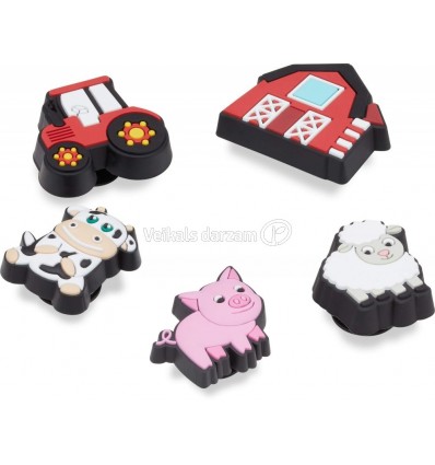 CROCS AKSESUĀRI CUTESEY FARM ANIMAL 5GAB