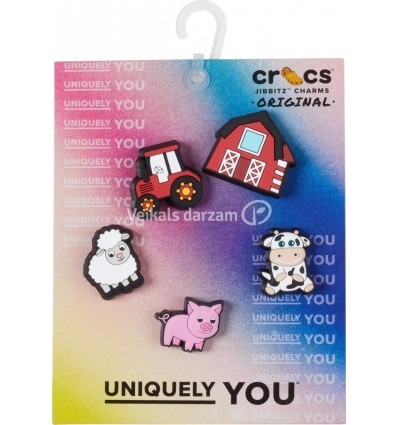 CROCS AKSESUĀRI CUTESEY FARM ANIMAL 5GAB