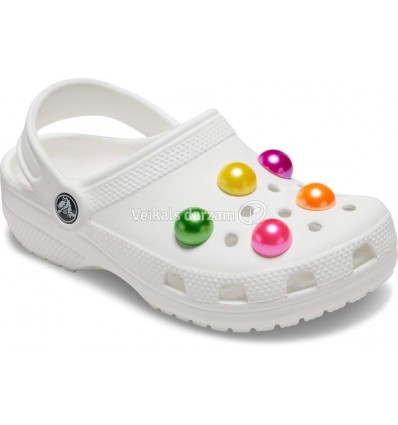 CROCS AKSESUĀRI COLORFUL PEARL 5GAB