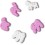 CROCS AKSESUĀRI ANIMAL COOKIES 5GAB