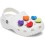 CROCS AKSESUĀRI FUZZY HEART 5GAB