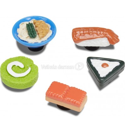 CROCS AKSESUĀRI 3D MINI SUSHI PARTY 5GAB