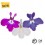 LOBELIJA TRIO DEEP BLUE-WHITE-PURPLE