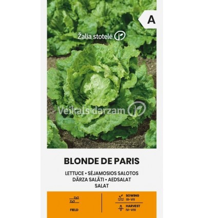 DĀRZA SALĀTI BLONDE DE PARIS