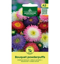 ĶĪNAS ASTERES BOUQUET POWDERPUFFS