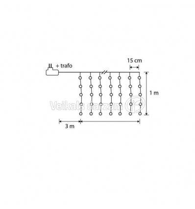 VIRTENE-AIZKARI BERRY 1105726 100LED