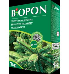 BIOPON GRANULĒTAIS MĒSLOJUMS SKUJU AUGIEM 1 KG