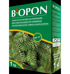 BIOPON GRANULĒTAIS MĒSLOJUMS SKUJEŅIEM PRET BRŪNĒŠANU 1 KG